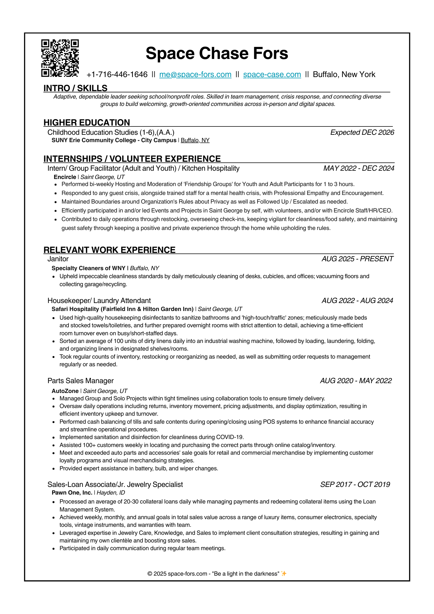 Sept 2025 Resume